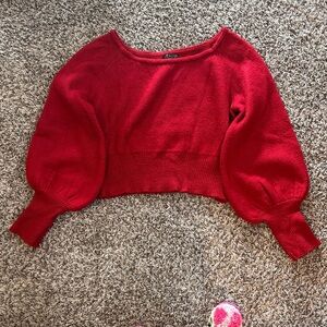Venus crew neck Red Women's Sweater
